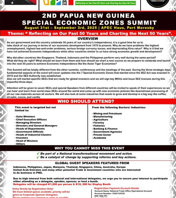 2nd Papua New Guinea Special Economic Zones Summit