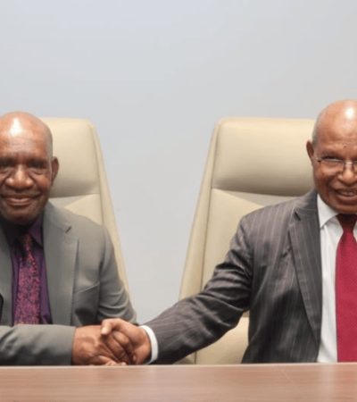 Minister Maru Congratulates Richard Yakam on his Re-appointment as the Chief Trade Officer