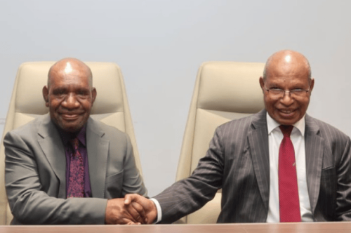 Minister Maru Congratulates Richard Yakam on his Re-appointment as the Chief Trade Officer