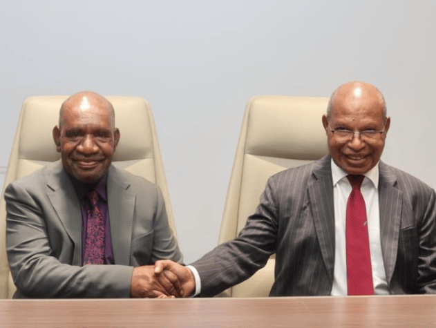 Minister Maru Congratulates Richard Yakam on his Re-appointment as the Chief Trade Officer