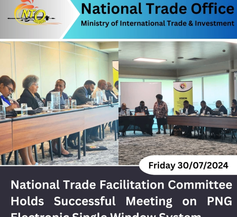 National Trade Facilitation Committee Holds Successful Meeting on PNG Electronic Single Window System