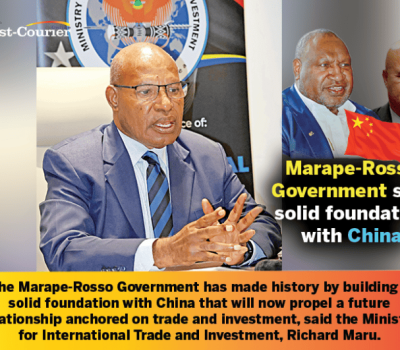 Marape-Rosso Government Sets Solid Foundation for Partnership with China